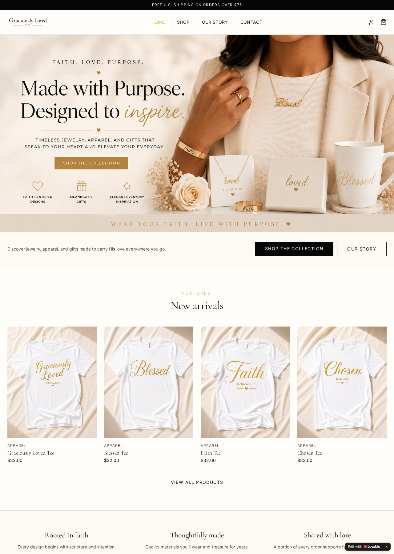 Graciously Loved Co. preview